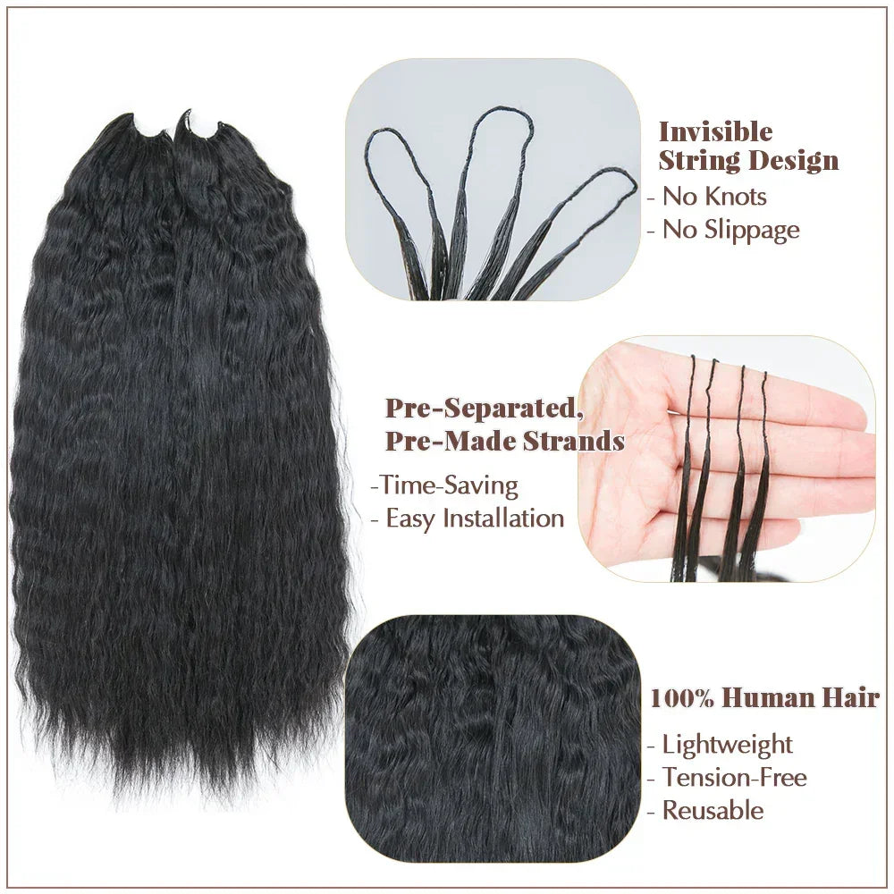 Crochet Hair Extensions Wet and Wavy