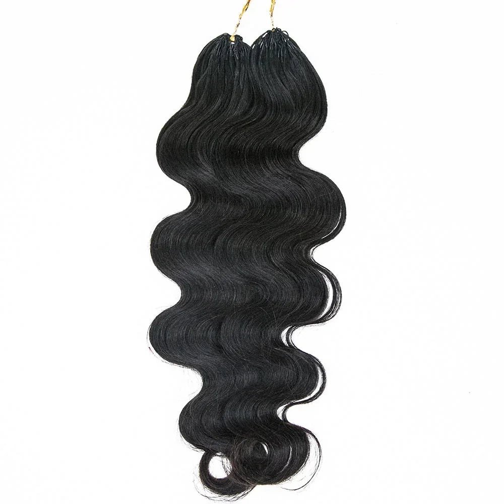 Body Wave Crochet Hair Lightweight & Soft Human Hair  display picture 3