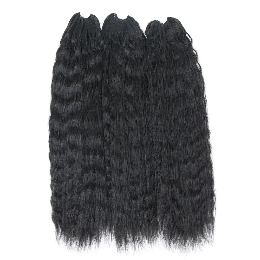 human hair crochet hair extensions wet and wavy black