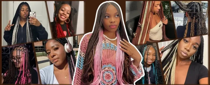 top 35 Peekaboo Braids Styles