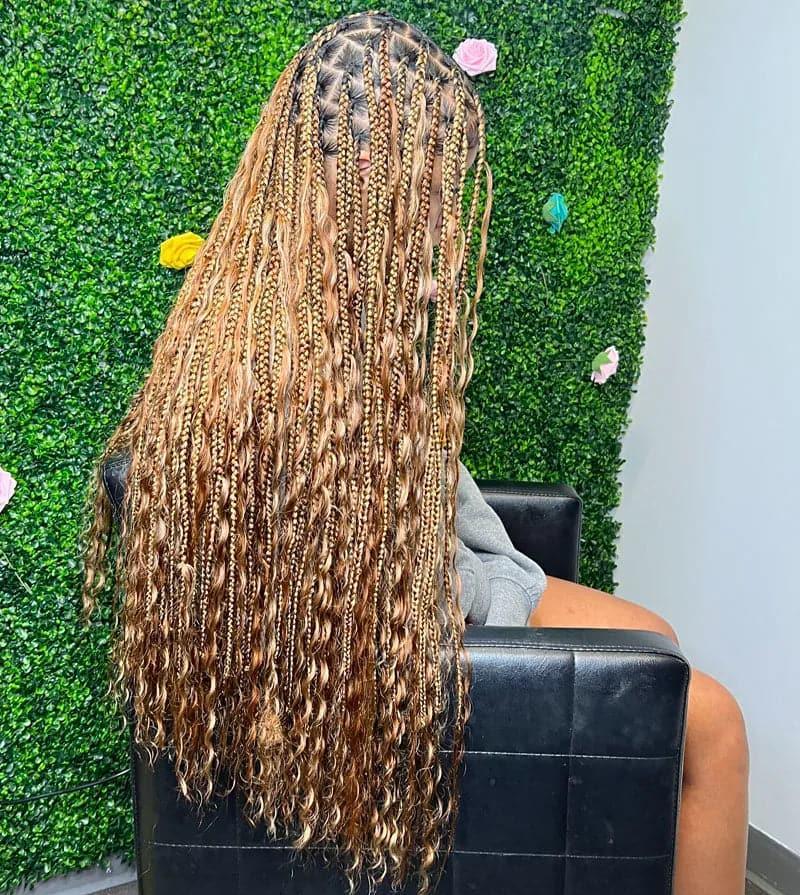 Mix Color 4 27 30 Human Hair Braiding Hair Deep Wave Double Drawn Boho mix-color-4-27-30-human-hair-braiding-hair-deep-wave-double-drawn-boho