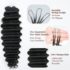 Deep Wave Crochet Hair Human Hair