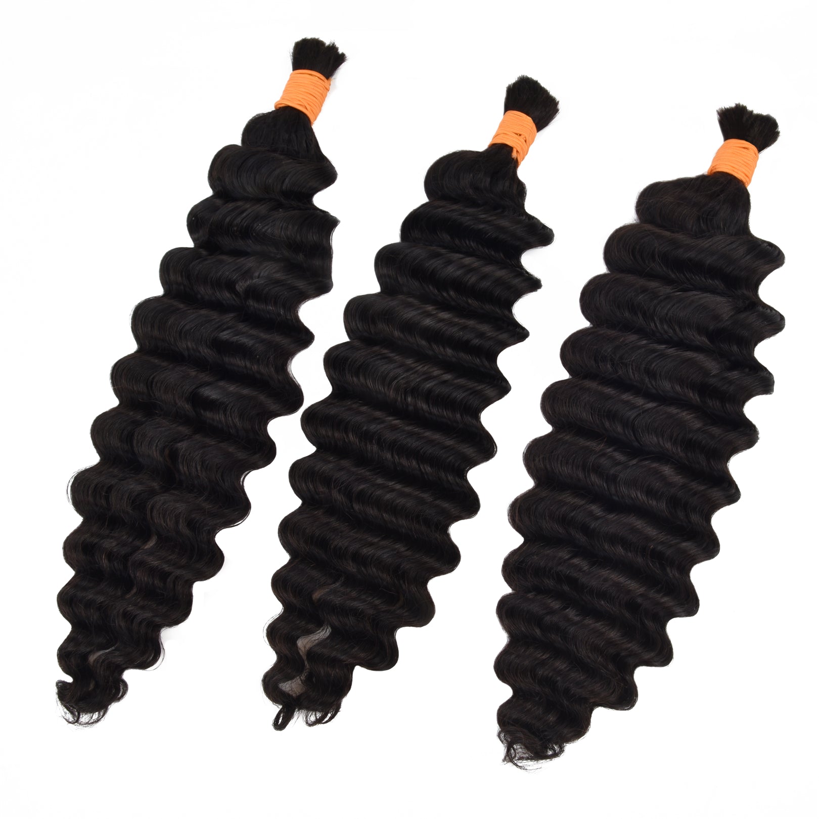 deep wave human braiding hair