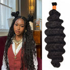 loose wave braiding hair